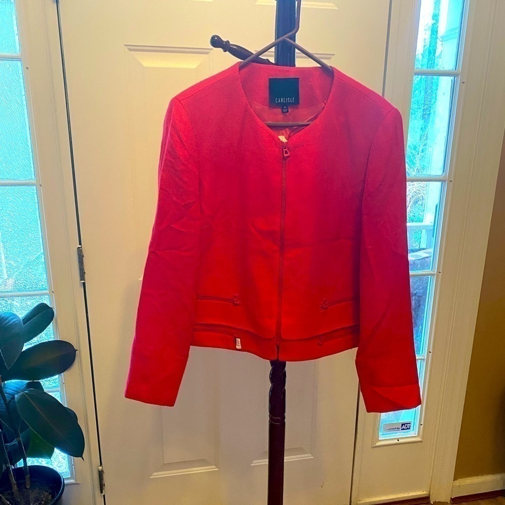 Nwot CARLISLE 100% SILK PLUS SIZE BLAZER/JACKET